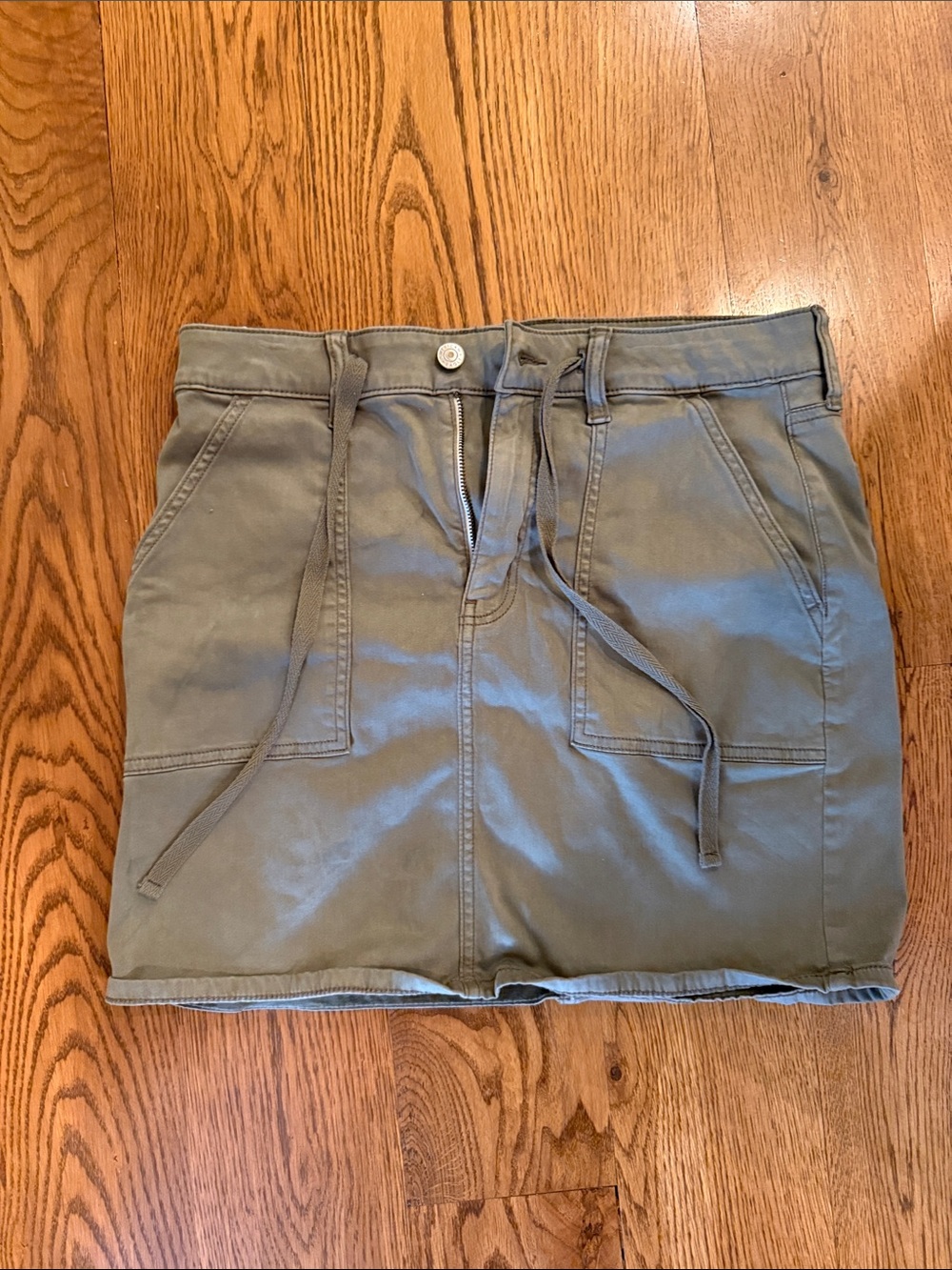 American Eagle Outfitters Olive Green Mini Skirt